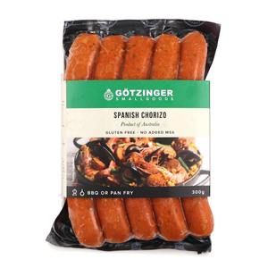 Frozen Aus Gotzinger Spanish Chorizo Sausages 300g*