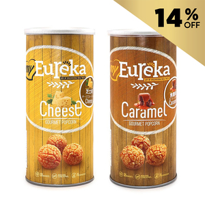 Malaysia Eureka Caramel 70g & Cheese 70g Popcorn - Bundle Offer*