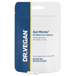 UK DR.VEGAN® Gut Works® | Pre & Probiotic, 50bn CFU, 30 caps