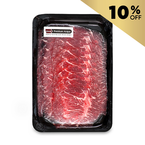 急凍美國Iowa Premium黑毛安格斯粟飼特選級(Choice)牛肩胛脊肉(火鍋用)200克*(九折優惠)