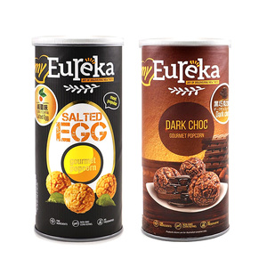 Malaysia Eureka Dark Choco 70g & Salted Eggs Popcorn 70g - Bundle Offer*
