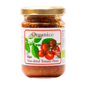 UK Organico Organic sun-dried tomato pesto,130g