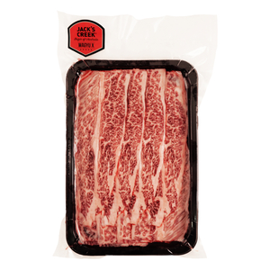 Frozen Aus Jack's Creek Wagyu 400days Grain Fed MS6-7 Boneless Short Rib 2mm Sliced 200g* 