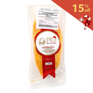 Frozen Spain PIO Skin-on Yellow Chicken Breast Fillet 