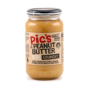NZ Pic's Peanut Butter Unsalted Crunchy 380g*