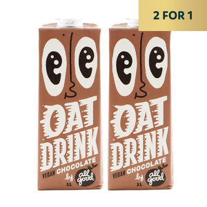 NZ All Good Chocolate Oat Milk 1L - Buy 1 Get 1 Free*