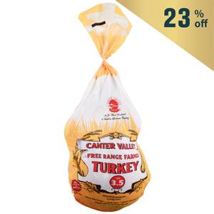 Frozen NZ Canter Valley Free Range Whole Turkey (3-4kg)*