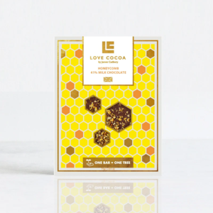 UK Love Cocoa Milk Chocolate with Honeycomb 75g*