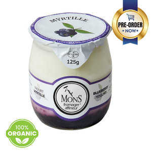 Pre-order -- France Mons Organic Blueberry Yogurt 125g*