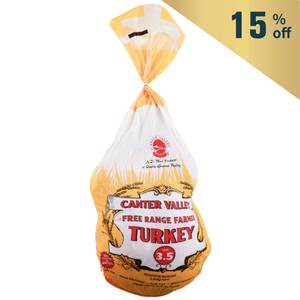 急凍紐西蘭Canter Valley自由放養原隻火雞(3-4千克)*