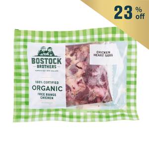 急凍紐西蘭Bostock Brothers有機雞心 500克*