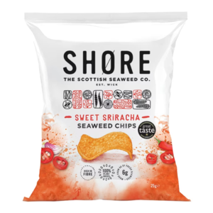 UK Shore Seaweed Chips  (Sweet Sriracha Chilli), 25g