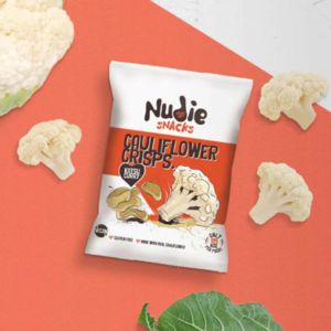 UK NUDIE SNACKS Cauliflower Crisps Katsu Curry, 20g*