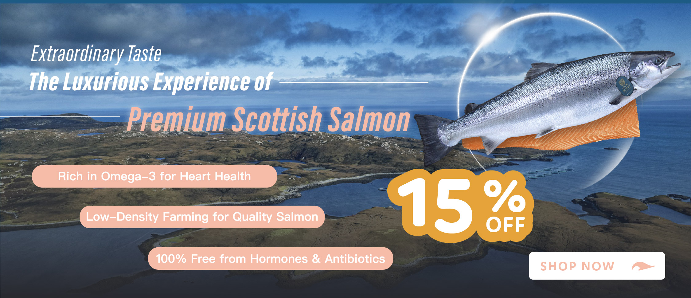 Salmon 15%